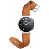Bracelet Silicone Pour SmartWatch Xiaomi Watch S1 Cuir Marron