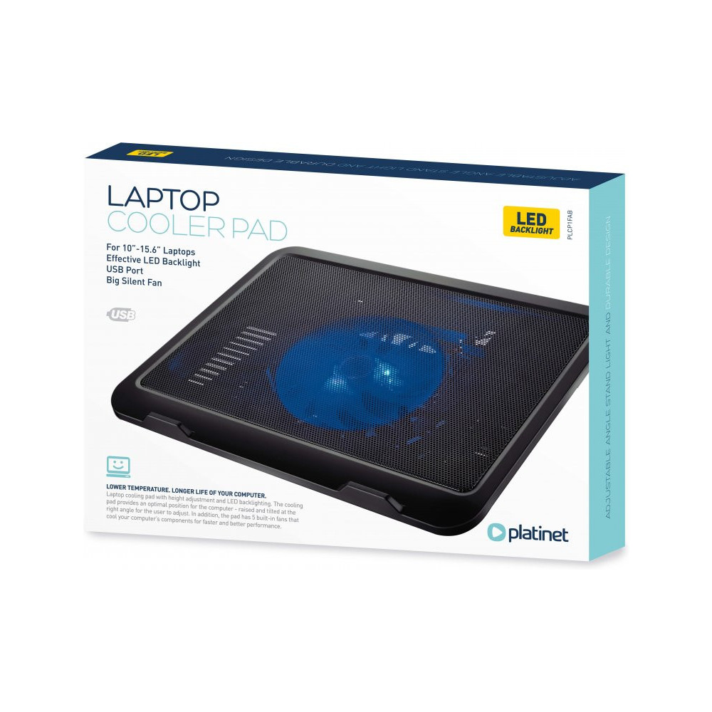 Refroidisseur Platinet PLCP1FAB pour PC 10 – 15.6"