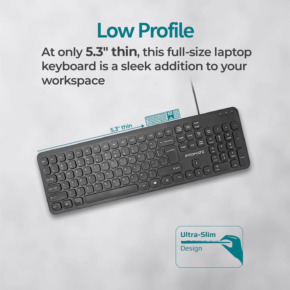 Clavier USB Promate EasyKey-4