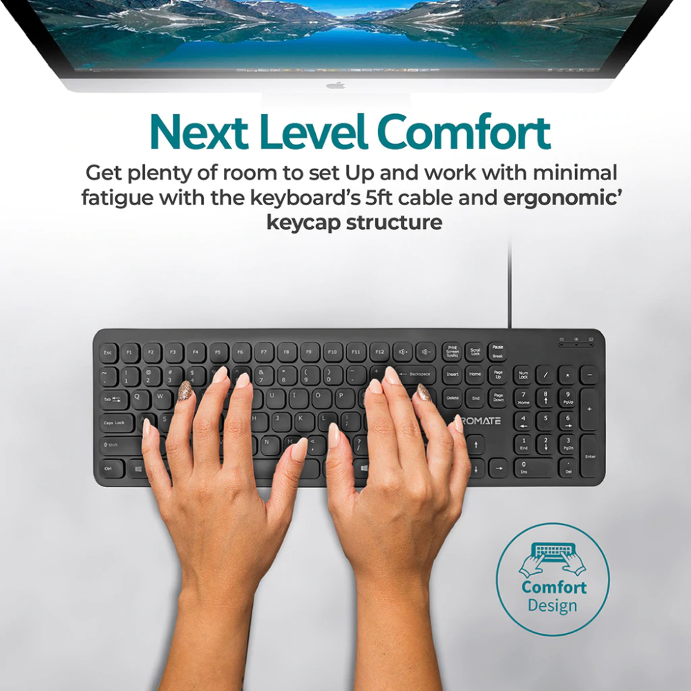 Clavier USB Promate EasyKey-4