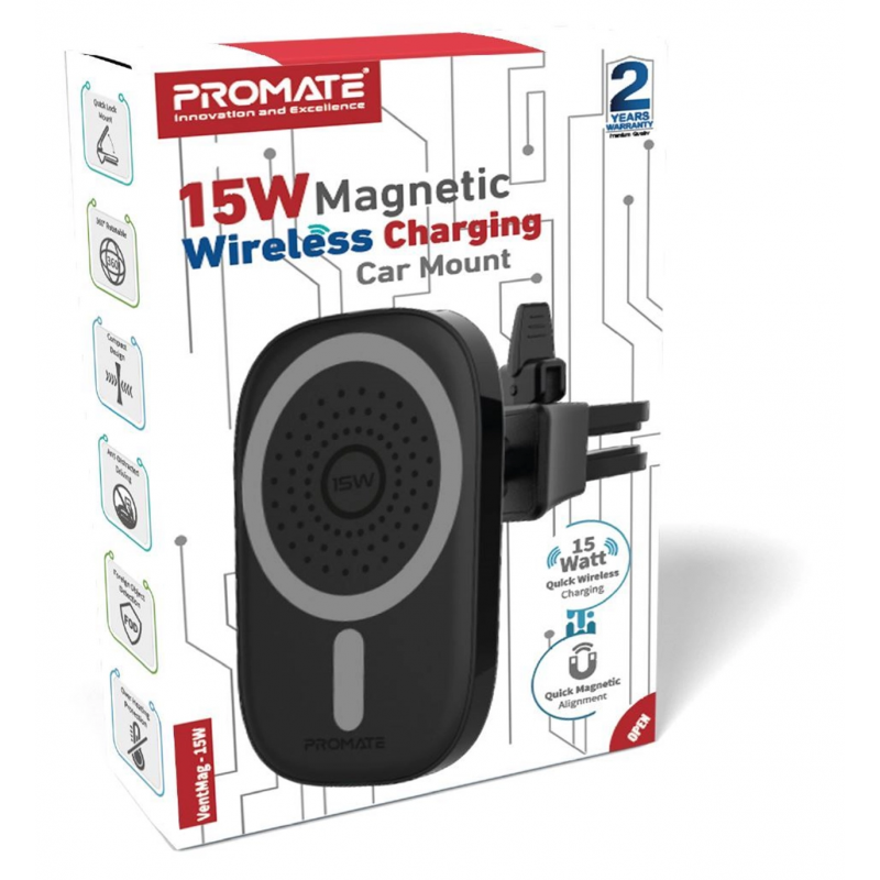 Universal - 15W Magnétique Voiture Chargeur sans fil Porte-téléphone Charge  sans fil 12 Pro Accessoires Téléphone Portable Station Chargeur