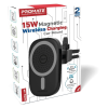 Support voiture et Chargeur Sans Fil Promate VentMag-15W / Noir