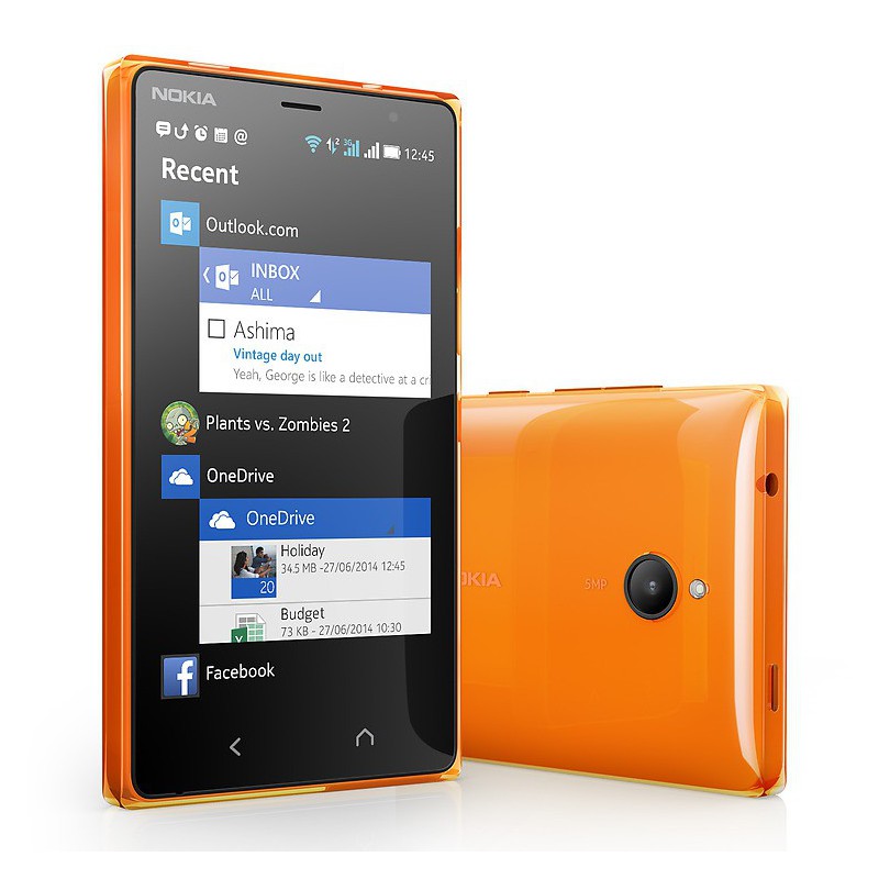 Téléphone Portable Nokia X2 / Double SIM / Oranger
