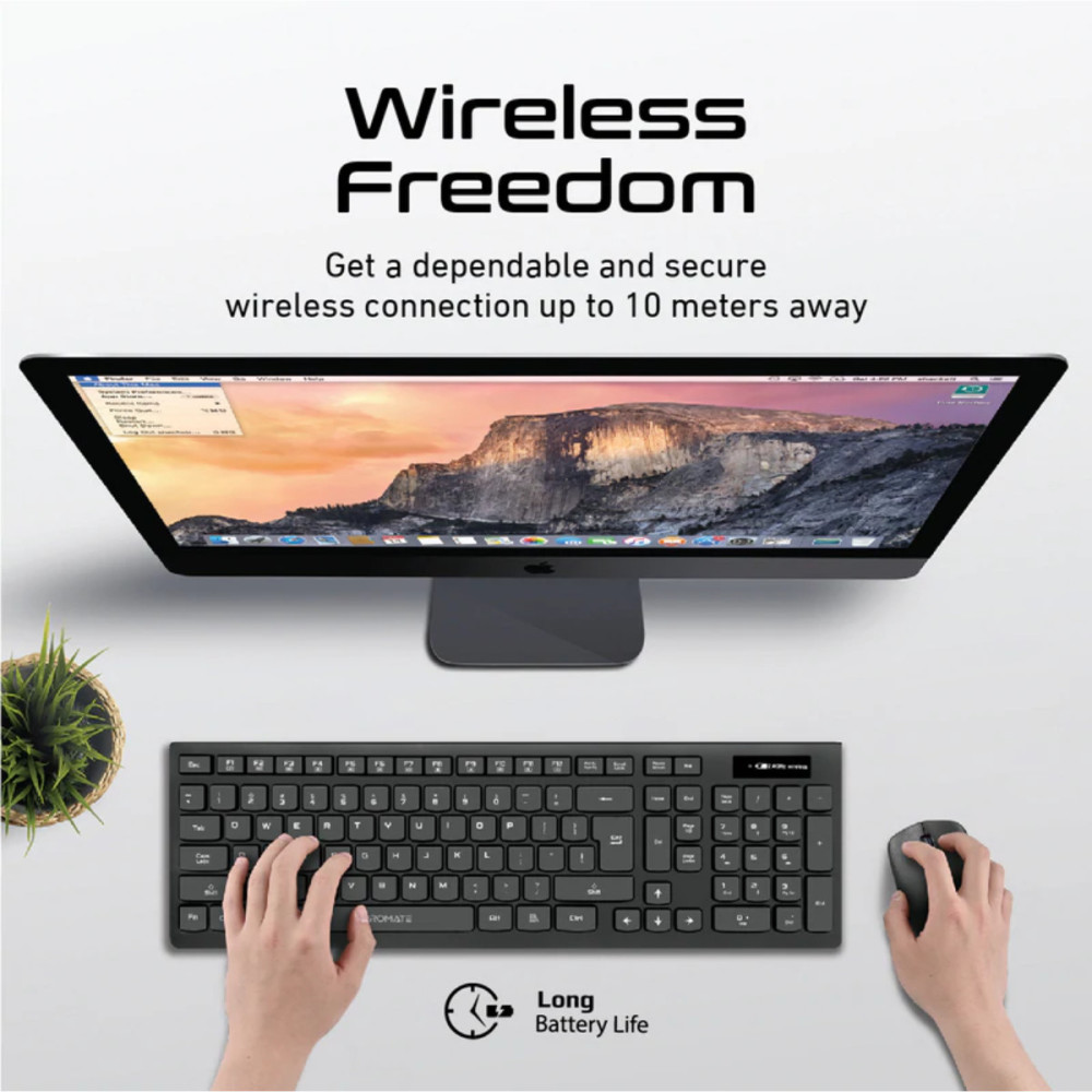 Ensemble Clavier et Souris Sans Fil Promate ProCombo-12