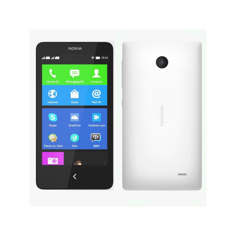 Téléphone Portable Nokia X2 / Double SIM / Blanc