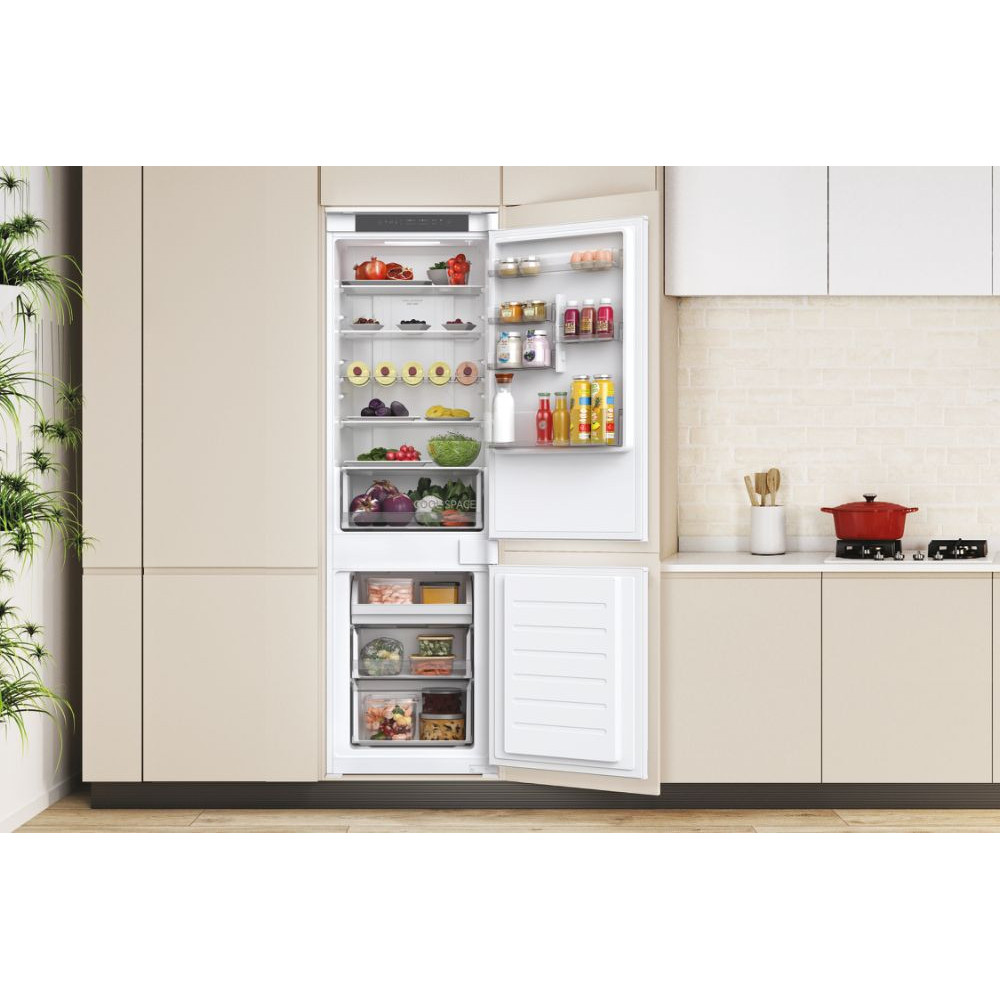 Réfrigérateur Combiné Nofrost Hoover COMBINE Wi-Fi / 248 L / Blanc /  + 50DT BON DE RÉDUCTION