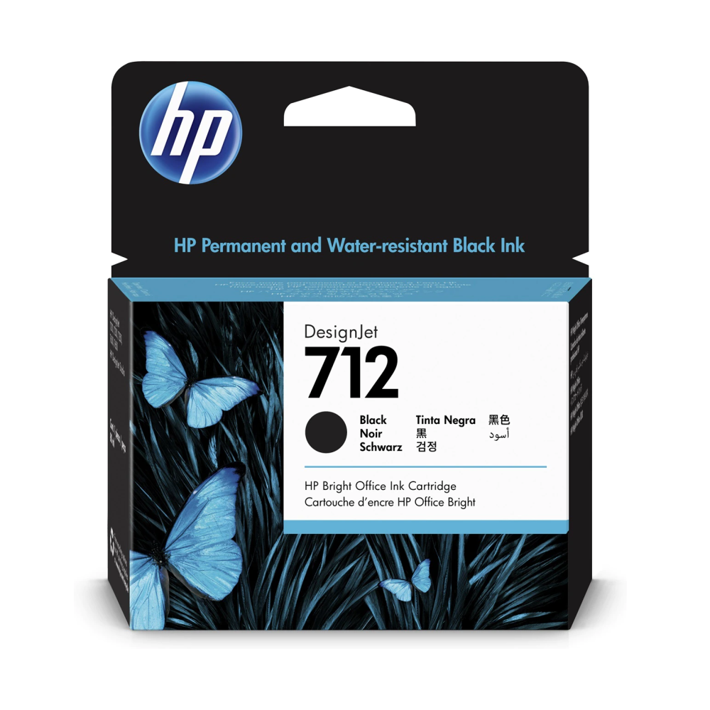 Cartouche d'encre authentique HP 712 / Noir