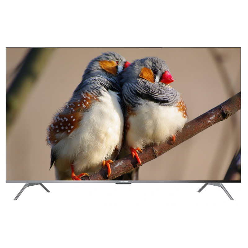 Téléviseur Telefunken 55" Smart Android 4K UHD LED / Silver