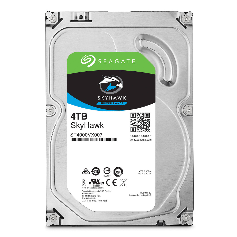 Disque Dur Interne 3.5" Seagate SkyHawk Surveillance 4 To
