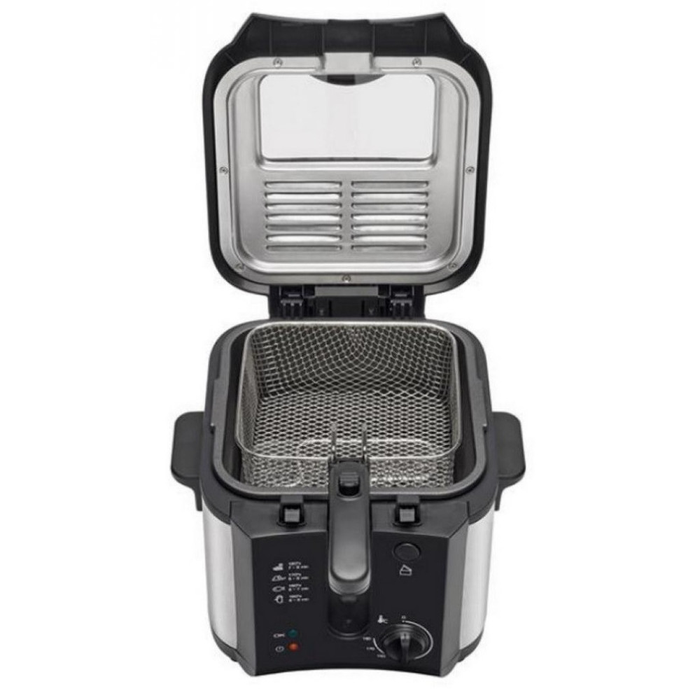Friteuse Brandt FRI30X / 2.5 L / 1600 W / Noir et Inox