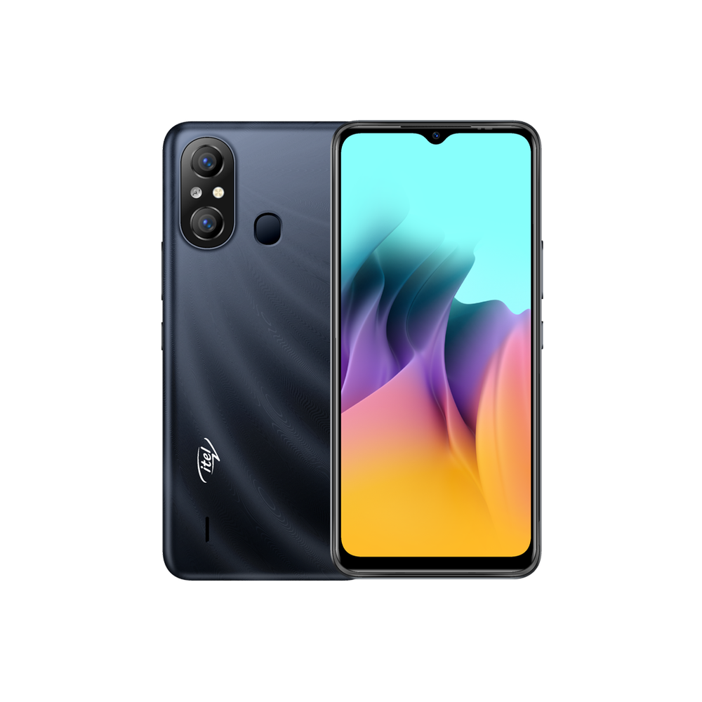 Smartphone Itel A58 PRO / 4G / Double SIM / 2 Go / 32 Go / Noir