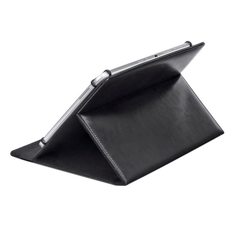 Etui en cuir pour tablette 9"/10.1" Noir