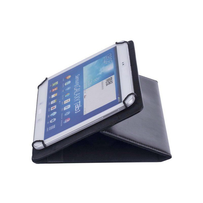 Etui en cuir pour tablette 9"/10.1" Noir