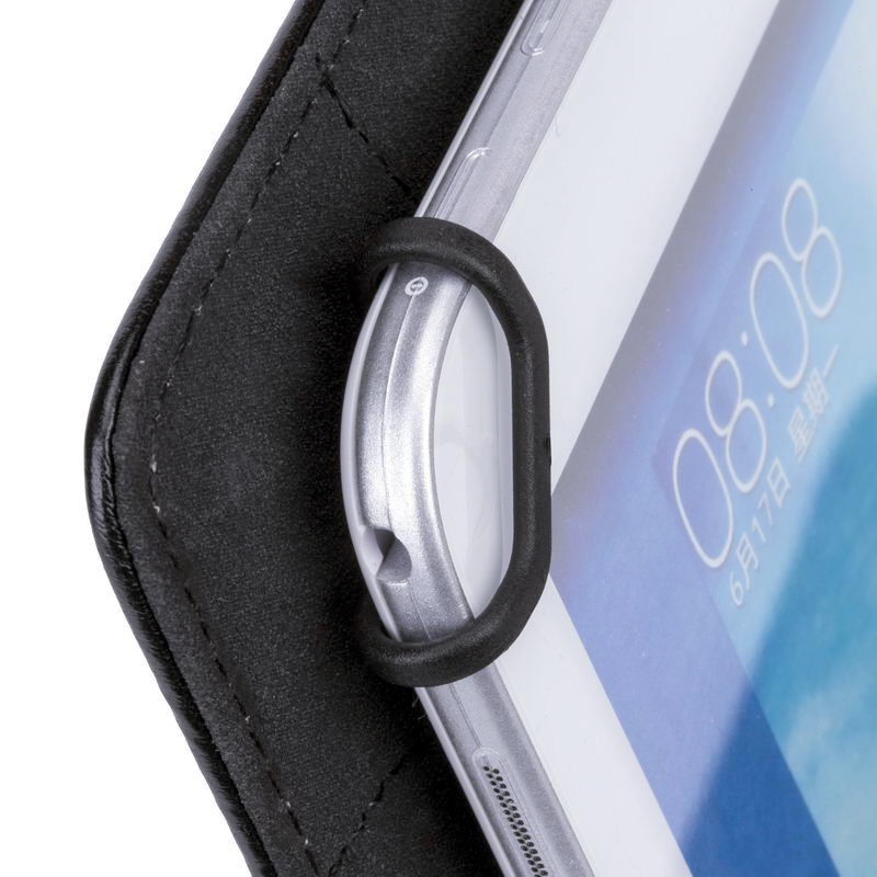 Etui en cuir pour tablette 9"/10.1" Noir