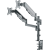 Support universel Manhattan pour 2 écrans avec bras mobiles à double articulation / 17" à 32"