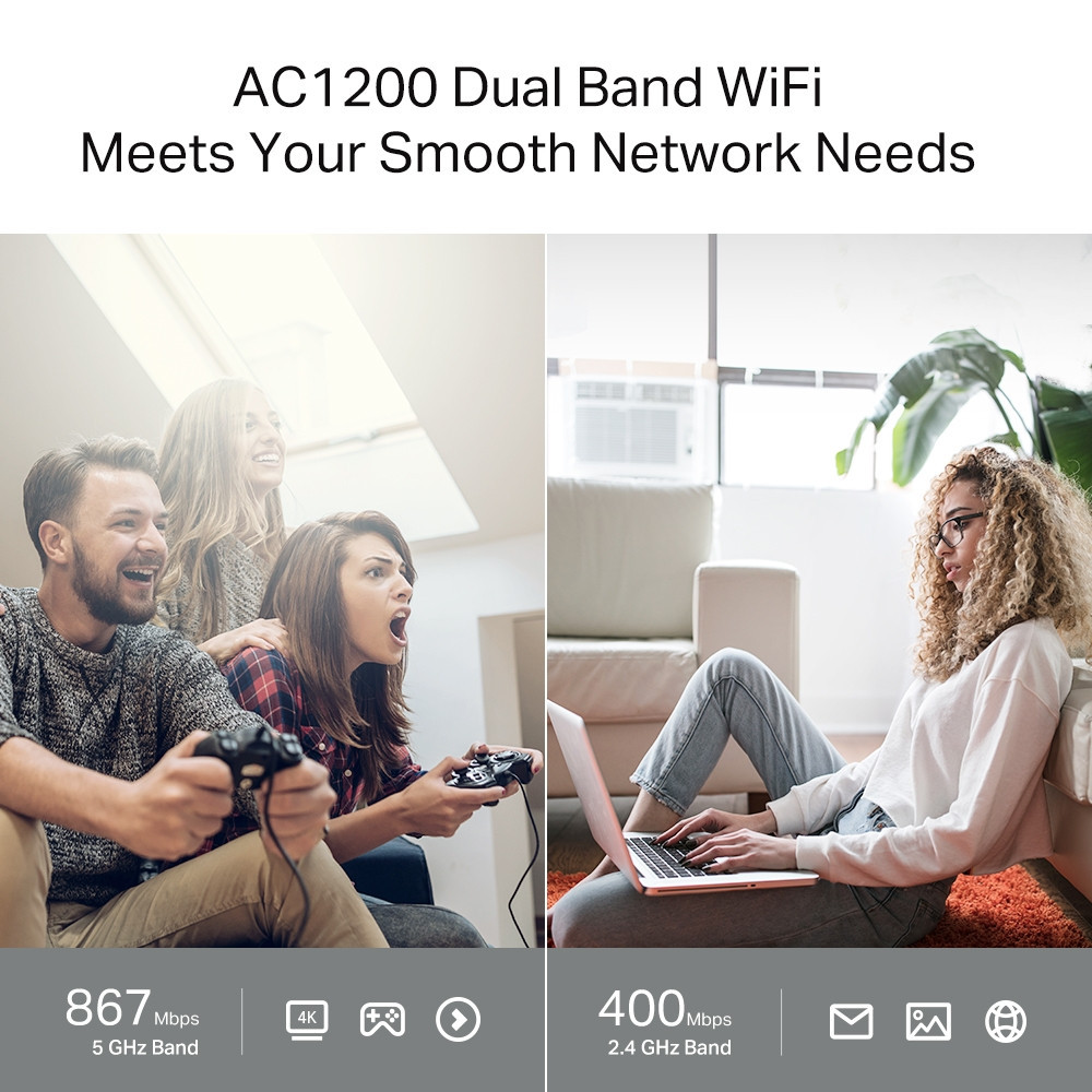 Routeur Wifi TP-Link ARCHER C64 AC 1200 Mbps MU-MIMO
