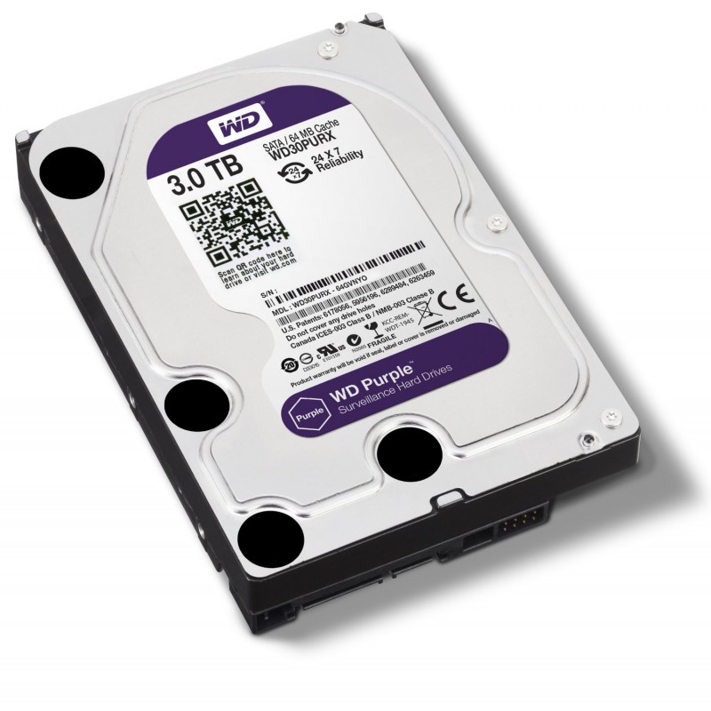 Disque dur interne pour video surveillance 4 To, SATA 3.5