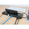 Docking station USB-C triple moniteur 11 en 1 avec MST Manhattan - Type C