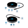 Station d'accueil USB-C 8 en 1 avec chargeur sans fil Manhattan - Type C