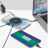 Station d'accueil USB-C 8 en 1 avec chargeur sans fil Manhattan - Type C