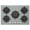 Plaque de cuisson encastrable SILVERLINE CS5364S01 / 5 Feux / 75 cm / Gris