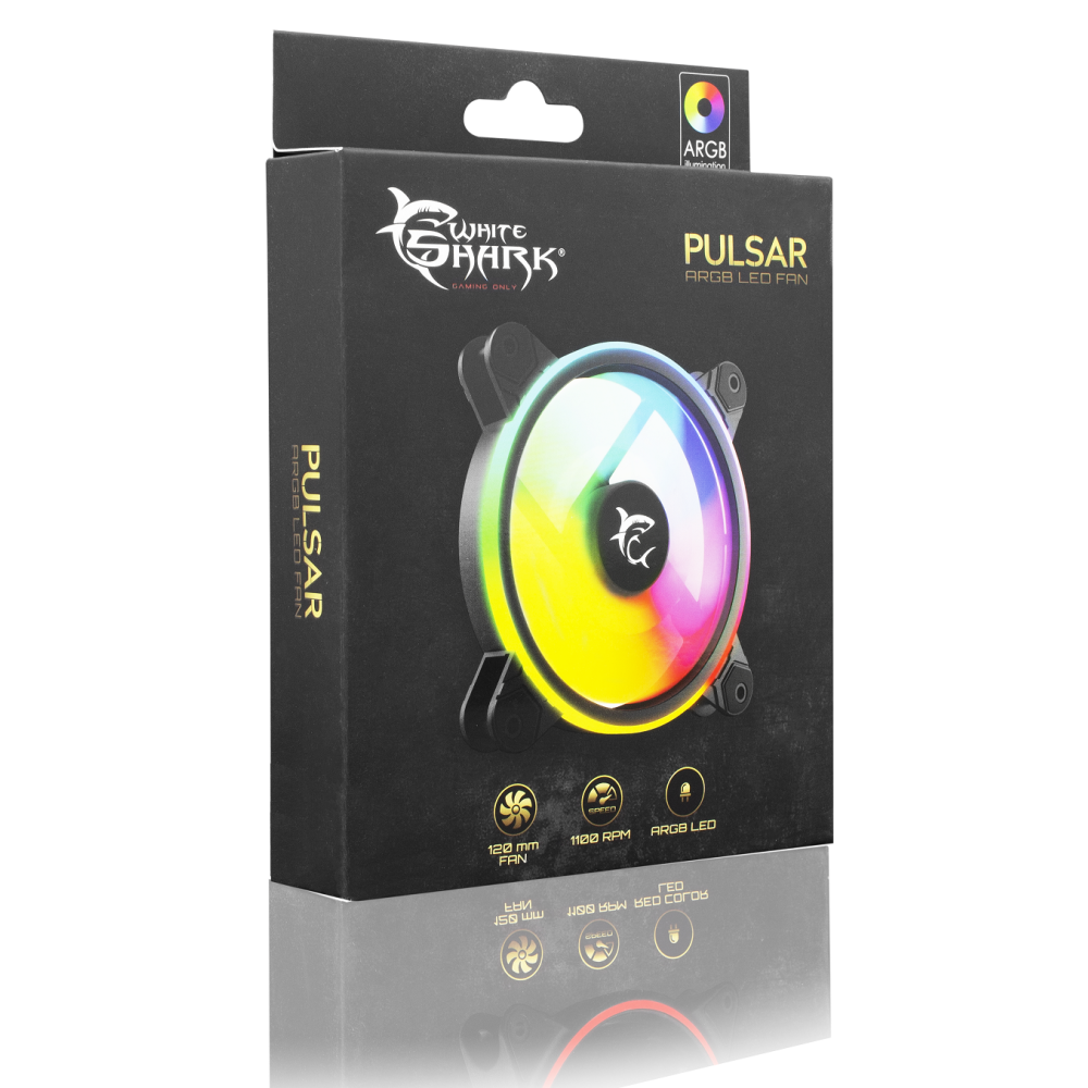 Ventilateur de processeur White Shark PULSAR / A-RGB