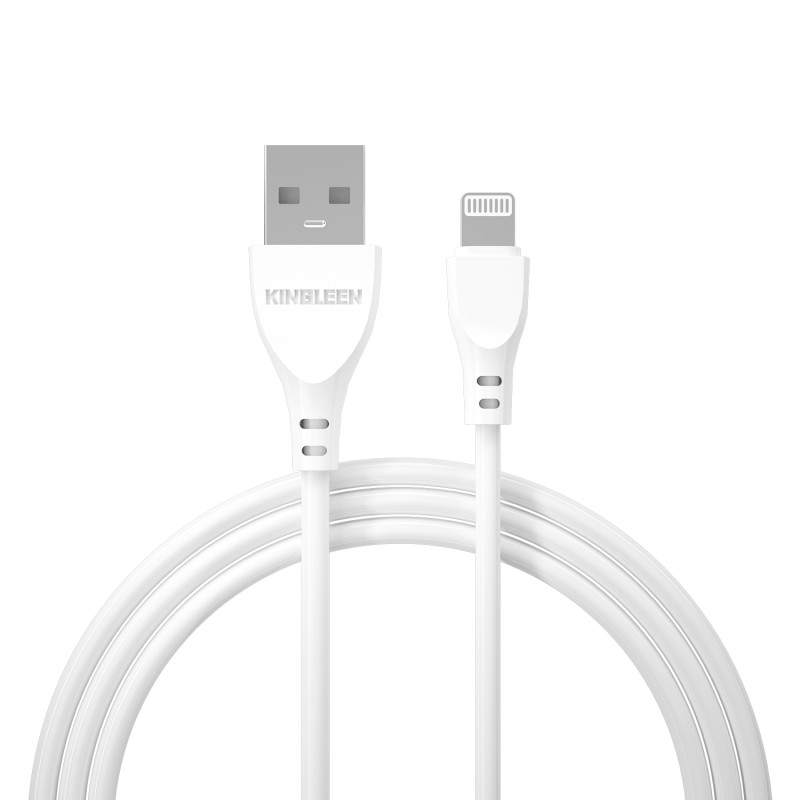 Câble USB Lightning Kingleen K28 Pour iPhone / 3.1A / Blanc