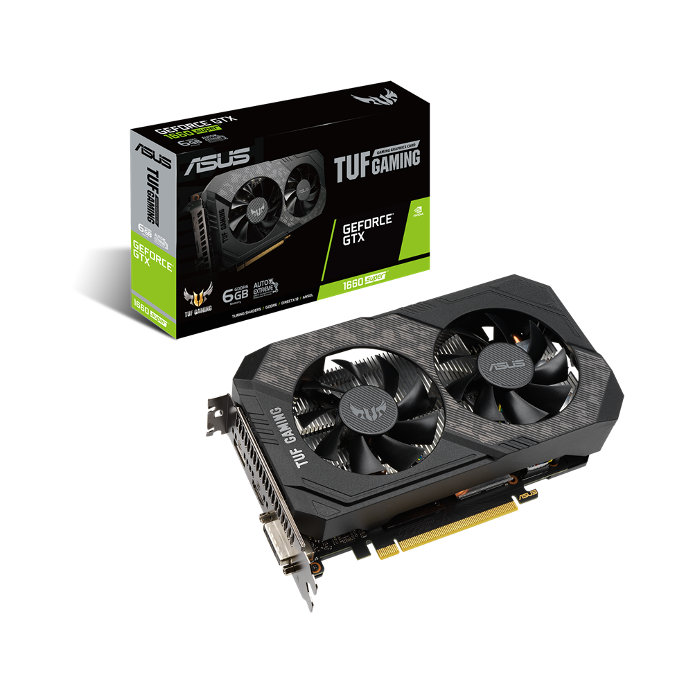 Carte graphique Asus GeForce GTX 1660 Super TUF-GTX1660S-6G-Gaming