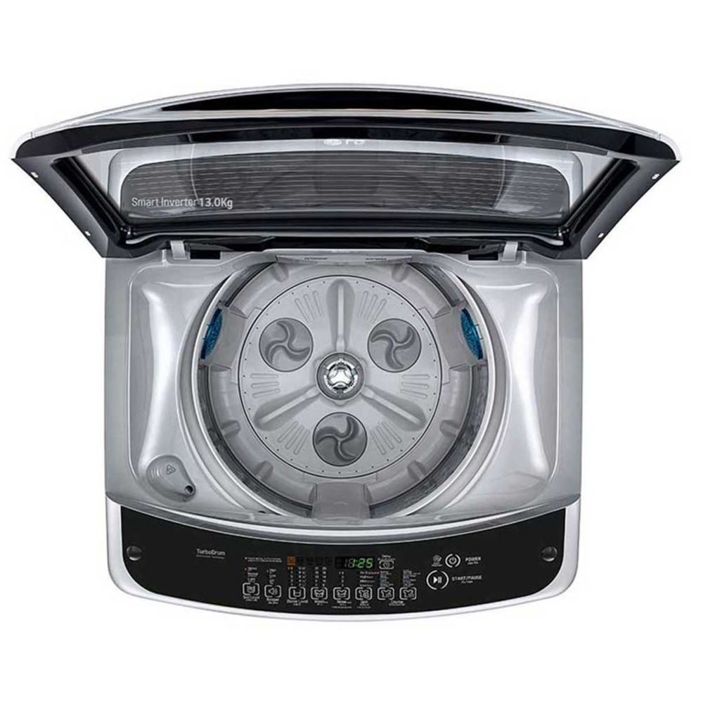 Machine à laver LG 13 Kg T1388NEHGE Smart Inverter / Silver + 100DT BON DE REDUCTION
