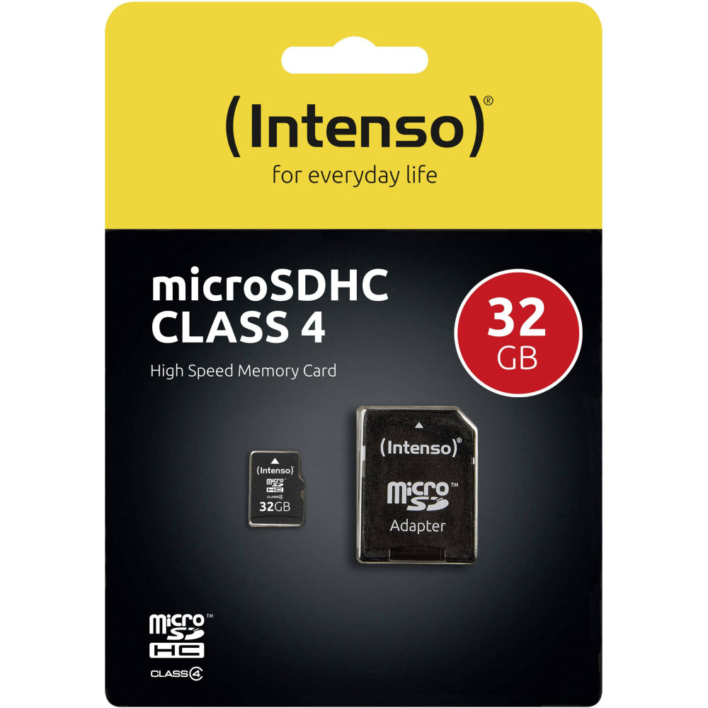 Carte mémoire microSDHC Intenso / 32 Go