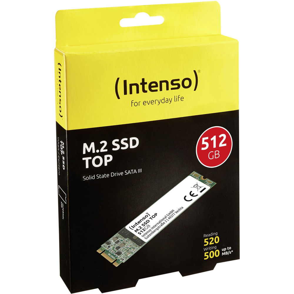 Disque Dur Interne SSD Intenso Top Performance M.2 SATA 2280 / 512 Go