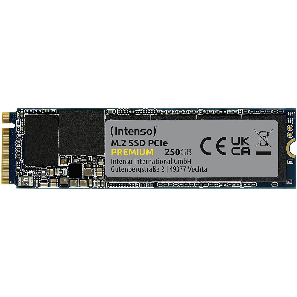 Disque Dur Interne SSD Intenso Premium M.2 Gen.3 x4 NVME / 250 Go