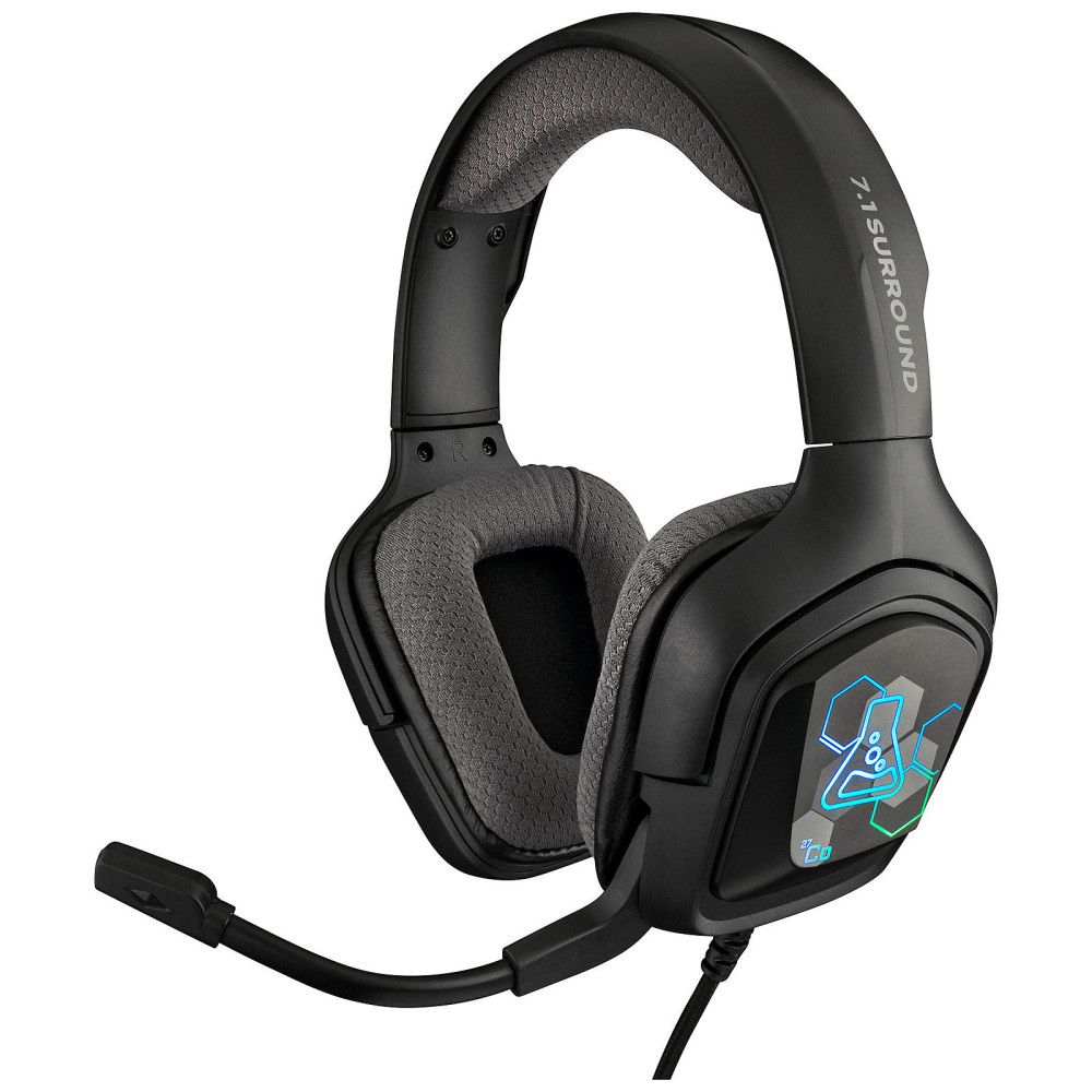 Casque-micro Gamer The G-Lab KORP Cobalt 7.1 Noir