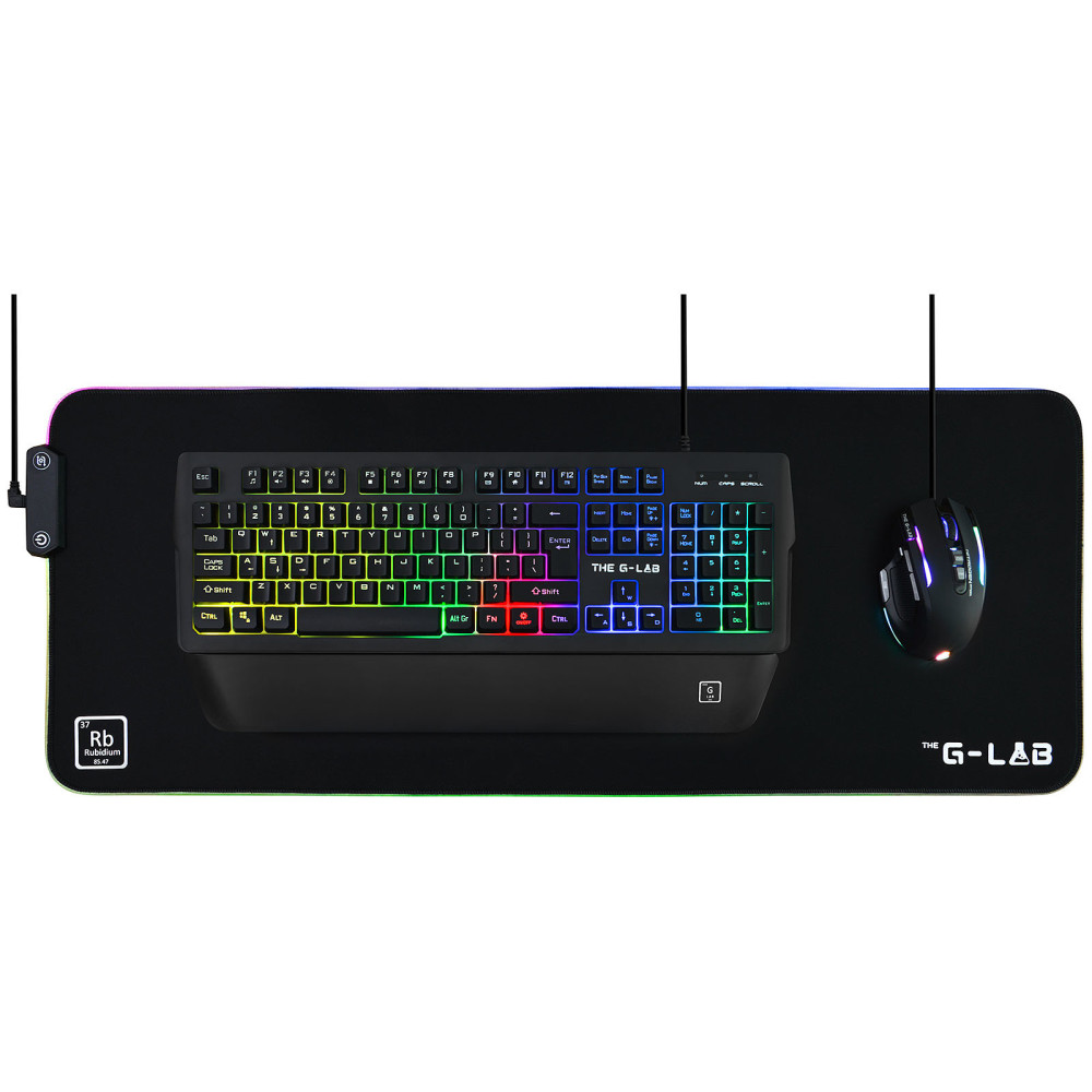 Tapis de souris The G-Lab Rubidium RGB / XXLarge