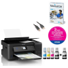 Imprimante à réservoir intégré 3en1 couleur Epson ECOTANK ITS L4160 / Wifi / Garantie 3 ans + Rame Papier A4 de 250 Feuilles + Câble USB