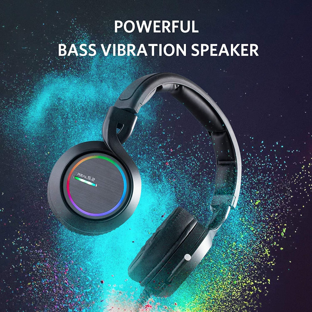 Casque-Micro Gaming ABKONCORE B1000R Real 5.2 / Rouge / RGB