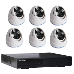 Kit DVR AHD 6 canaux + 6...