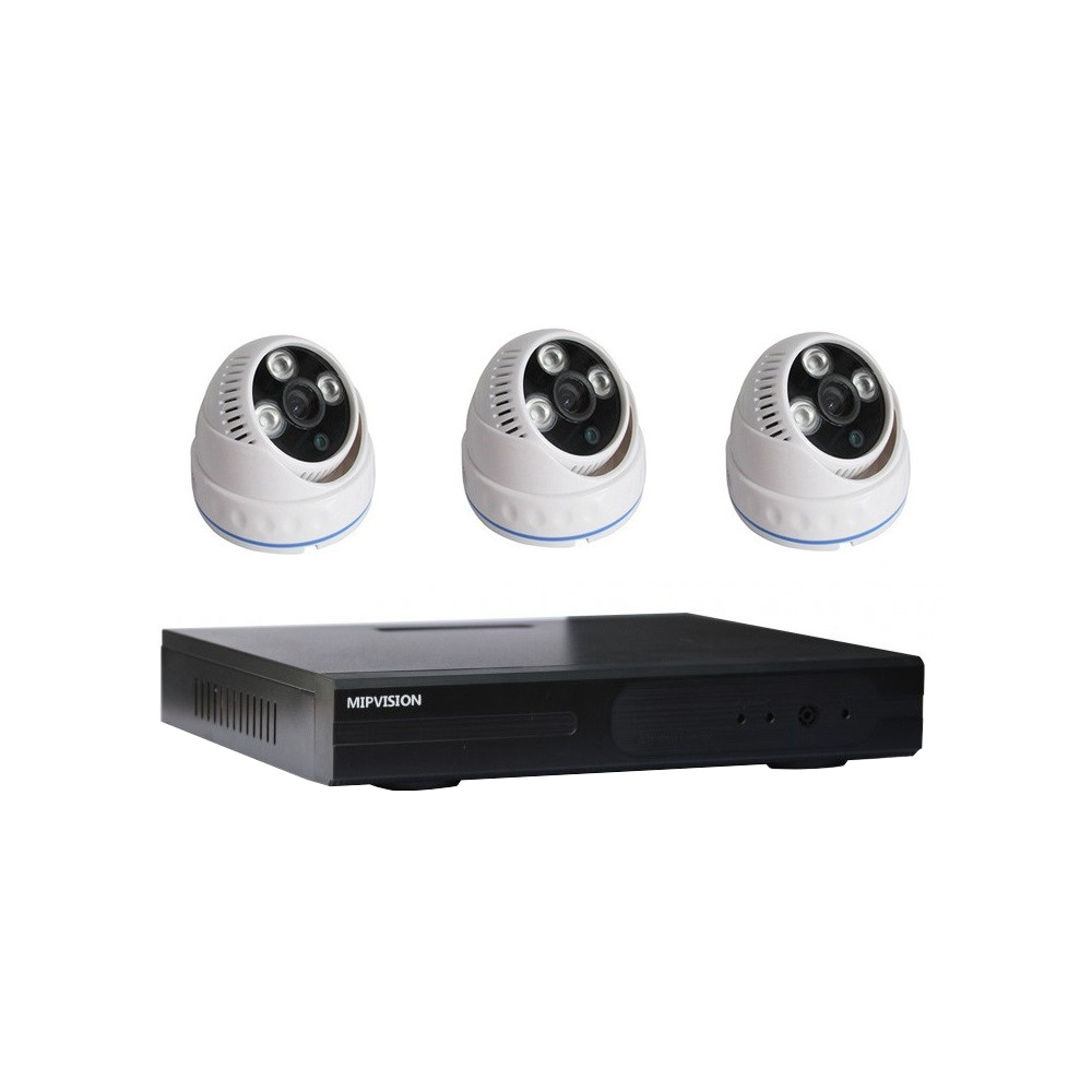 Kit DVR AHD + 3 Caméra MIPVISION Internes 2MP