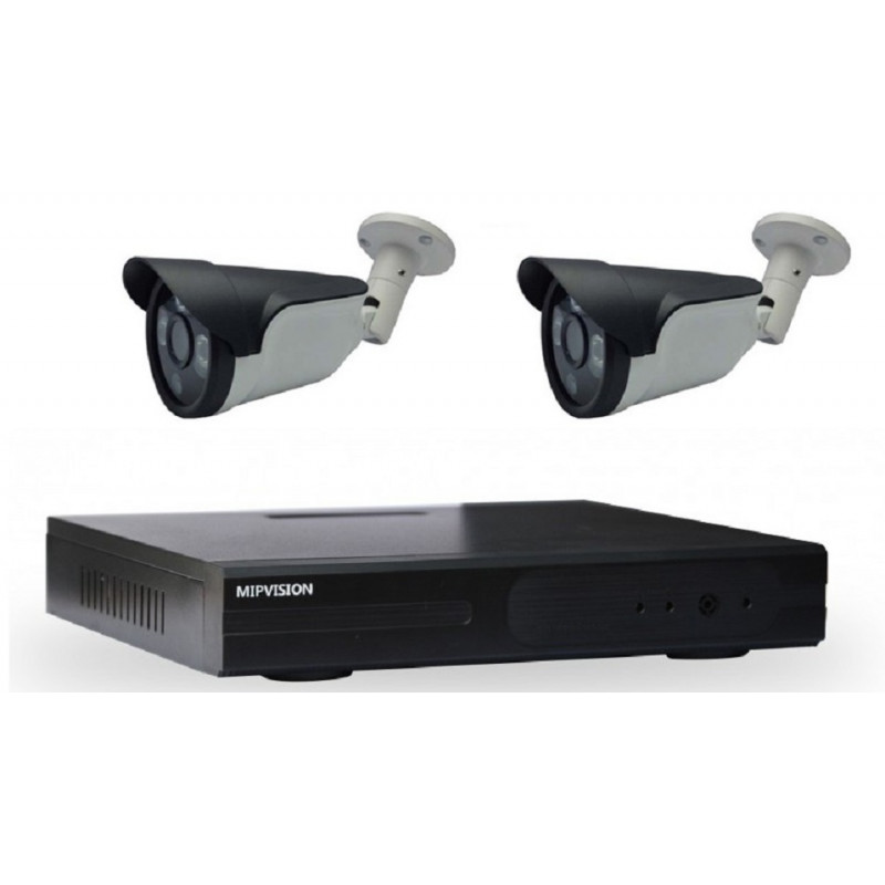 Kit DVR AHD 4 canaux + 2 Caméras