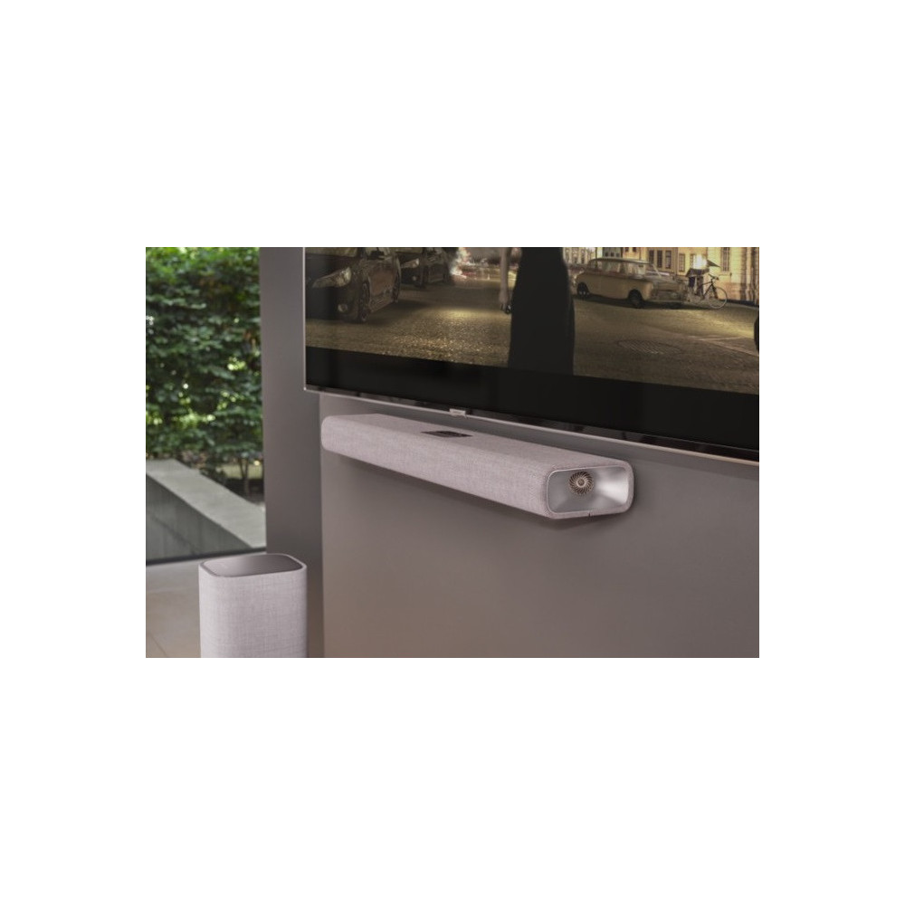 Barre de son Harman Kardon Citation Multi Beam 700 Compact avec Citation Sans Fil Subwoofer Deep Bass / Gris