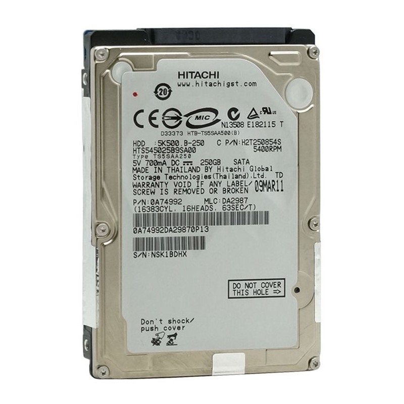 DISQUE DUR 1 TO 2.5 SATA HITACHI