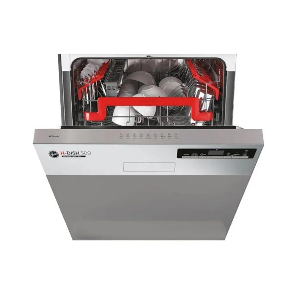 Lave-vaisselle Semi-encastrable Hoover H-DISH 500 / 60 cm / 16 Couverts / INOX + Livraison Gratuite