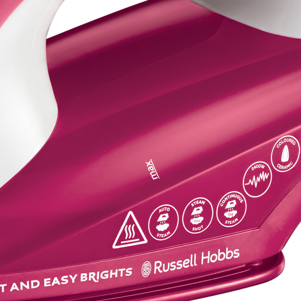 Fer à repasser Russel Hobbs Light & Easy Brights Berry / 2400W