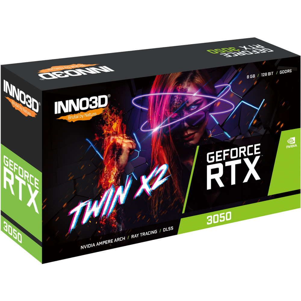 INNO3D GEFORCE RTX 3050 TWIN X2 | Carte graphique Tunisie | Tunisianet