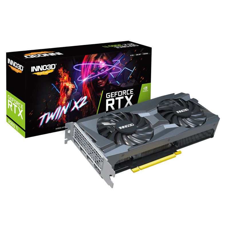 Carte graphique INNO3D GeFORCE RTX 3060 TI TWIN X2 / 8GB