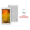 Tablette IPLUS OMEGA 7 / 3G / 1 Go / 32 Go / Silver + Etui en Silicone + Film de protection + Casque Filaire