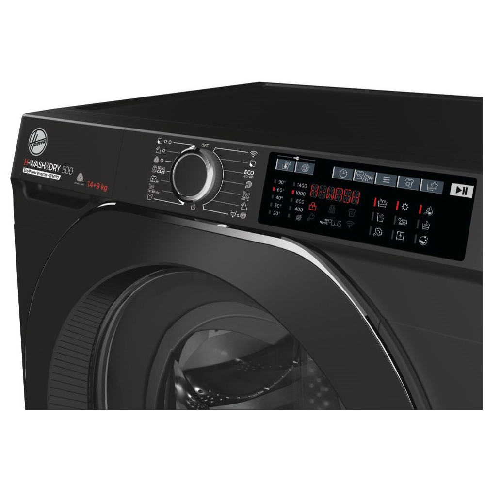Machine à Laver Frontale Hoover H-WASH 500 Inverter / 14 Kg / Noir