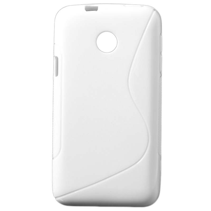 Etui en Silicone Pour Huawei Y330 / Blanc
