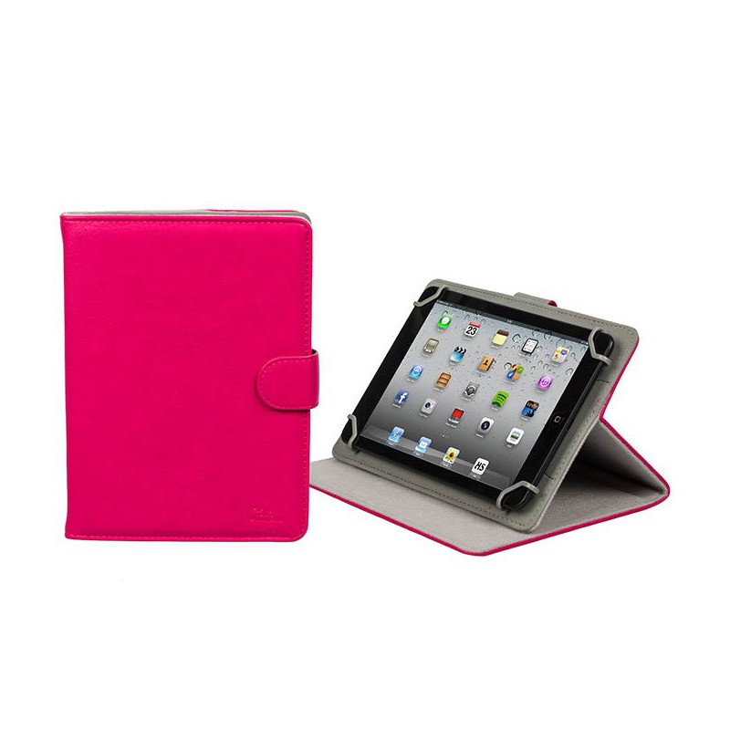 Etui en cuir pour tablette 8" Rose