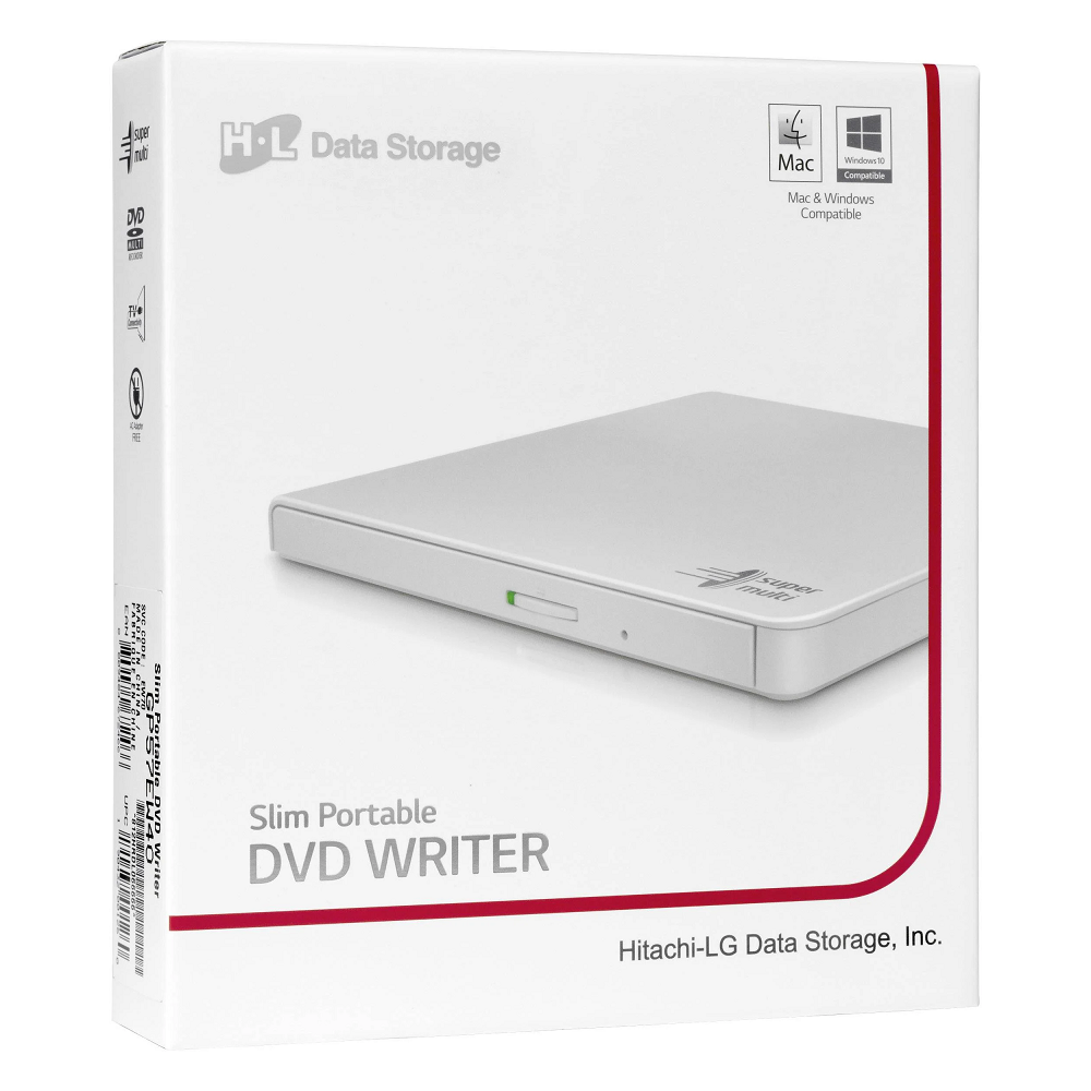 Lecteur Graveur Externe LG DVD & Blu-Ray Blanc / USB 2.0
